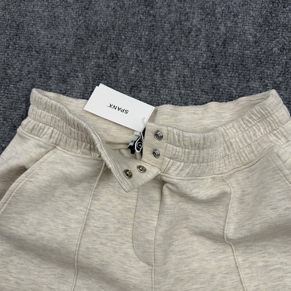 NEW SPANX AirEssentials Brushed Jogger in Heather Cream Womens Small Soft 50888R - Picture 2 of 11